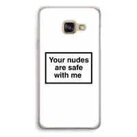 Safe with me: Samsung A3 (2017) Transparant Hoesje