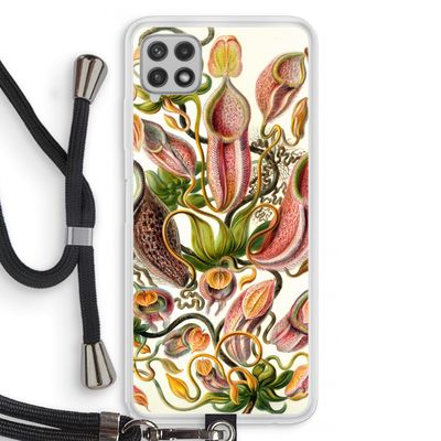 Haeckel Nepenthaceae: Samsung Galaxy A22 4G Transparant Hoesje met koord