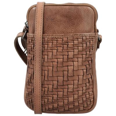 Hide en Stitches Telefoontasje Inspired by Illusion Bruin