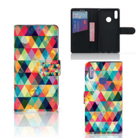 Huawei Y7 Pro | Y7 Prime (2019) Telefoon Hoesje Geruit - thumbnail