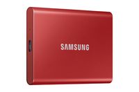 Samsung externe ssd t7 usb type c kleur rood 2 tb - thumbnail