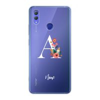 Pink Bouquet: Honor Note 10 Transparant Hoesje