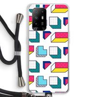 8-bit N°7: Oppo A95 5G Transparant Hoesje met koord