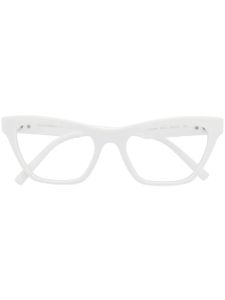 Dolce & Gabbana Eyewear lunettes de vue à monture papillon - Blanc