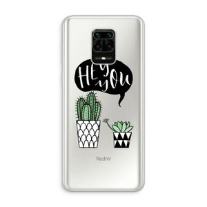 Hey you cactus: Xiaomi Redmi Note 10 Lite Transparant Hoesje