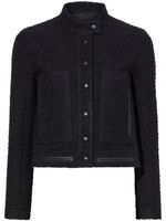 Proenza Schouler veste en tweed Alice à boutons pression - Noir - thumbnail