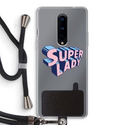 Superlady: OnePlus 8 Transparant Hoesje met koord