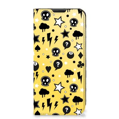 Mobiel BookCase Samsung Galaxy Xcover 6 Pro Punk Geel