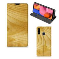 Samsung Galaxy A20s Book | Wallet Case | Licht Hout