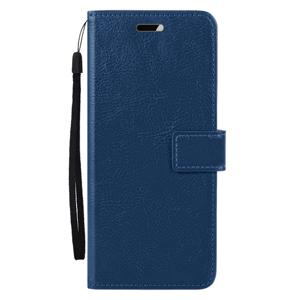 Basey Samsung Galaxy A55 Hoesje Book Case Kunstleer Cover Hoes - Donkerblauw