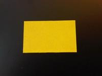 Etiket 2616 rechthoek geel afneembaar