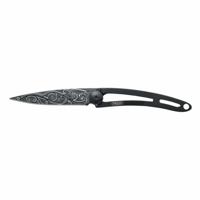 Deejo Pocket knife 15 gr titanium - ZWART - Unisex