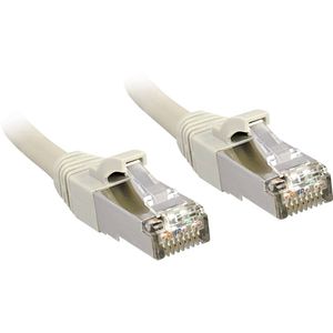 LINDY 45581 RJ45 Netwerkkabel, patchkabel CAT 6 S/FTP 0.50 m Grijs Snagless 1 stuk(s)