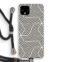 Magic pattern: Pixel 4 Transparant Hoesje met koord