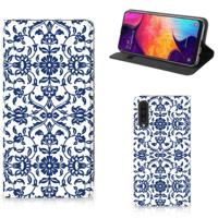 Samsung Galaxy A50 Smart Cover Flower Blue Samsung Galaxy A50 Smart Cover Flower Blue