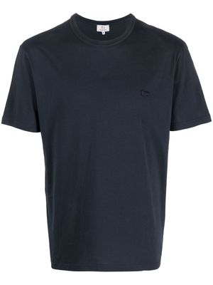 Woolrich t-shirt en coton à patch logo - Bleu
