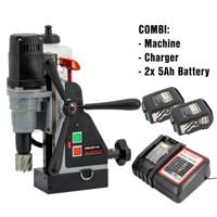 Euroboor EBM.36/P-18V 5Ah Draadloze magneet kernboormachine | 36 mm | Set | 2x 5,0Ah Accu | Lader - EBM.36/P-18V 5Ah Euroboor EBM.36/P-18V 5Ah Draadloze magneet kernboormachine | 36 mm | Set | 2x 5,0Ah Accu | Lader - EBM.36/P-18V 5Ah