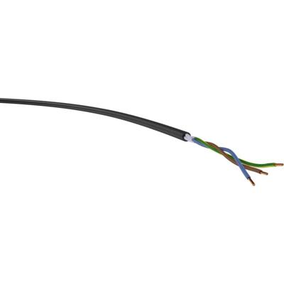 VER H07RN-F 3G 1 Ri.100 Krachtoverbrenging H07RN-F 3 G 1 mm² Zwart 100 m