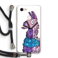 Lama: Pixel 3 XL Transparant Hoesje met koord