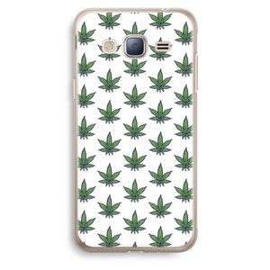 Weed: Samsung Galaxy J3 (2016) Transparant Hoesje