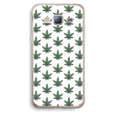 Weed: Samsung Galaxy J3 (2016) Transparant Hoesje