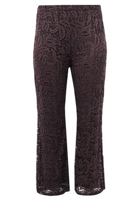 Yoek Pantalon bootcut | Bruin | Maat 50/52