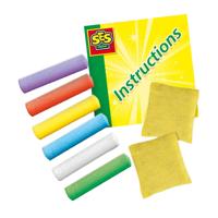 SES stoepkrijt spellen 5in1 SES stoepkrijt spellen 5in1
