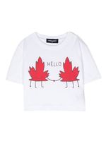 DSQUARED2 KIDS t-shirt à logo imprimé - Blanc