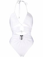 Noire Swimwear maillot de bain à dos-nu - Blanc