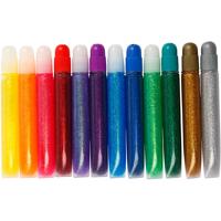 Creativ Company Glitterlijm, 12x10 ml/ 1 doos Creativ Company Glitterlijm, 12x10 ml/ 1 doos