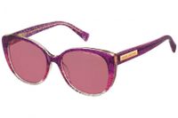 Marc Jacobs zonnebril dames Cat Eye paars glitter - thumbnail
