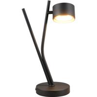 LED Tafellamp - Trio Select Coda - 1 Lichtpunt - GX53-fitting - Draaibaar - IP20 - Snoerschakelaar - Zwart/Goud - Metaal
