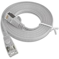 Slim Wirewin PKW-STP-SLIM-KAT6 2.0 RJ45 Netwerkkabel, patchkabel CAT 6 U/FTP 2.00 m Grijs Plat 1 stuk(s) - thumbnail