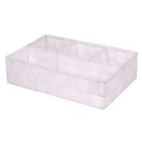 Opbergmanden - 4 vaks - wit - ladekast organizer - sokken / ondergoed