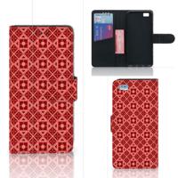 Huawei Ascend P8 Lite | Telefoon Hoesje | Batik Rood