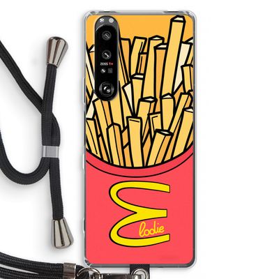 McElodie: Sony Xperia 1 III Transparant Hoesje met koord