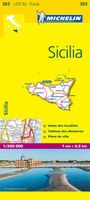 Wegenkaart - landkaart 365 Sicilia - Sicilië | Michelin - thumbnail