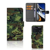 Xiaomi Poco X4 Pro 5G | Telefoon Hoesje | Army Dark