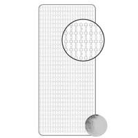 Vaessen Creative • sticker 10x23cm 10pcs zilver diverse kerstfiguren