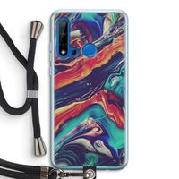 Chameleon Sun: Huawei P20 Lite (2019) Transparant Hoesje met koord