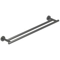 Handdoekrek IVY Dubbel Wandmodel 60 cm Geborsteld Metal Black PVD IVY