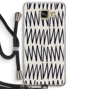 Marrakech Zigzag: Samsung Galaxy A5 (2016) Transparant Hoesje met koord