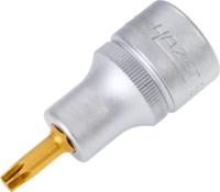 HAZET Dopsleutelbit 992-T27 · 1/2 inch (12,5 mm) vierkant hol · Binnen-TORX®-profiel · SW T27
