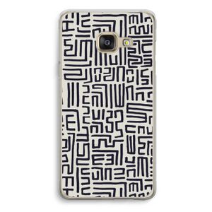 Moroccan Print: Samsung A3 (2017) Transparant Hoesje