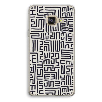 Moroccan Print: Samsung A3 (2017) Transparant Hoesje