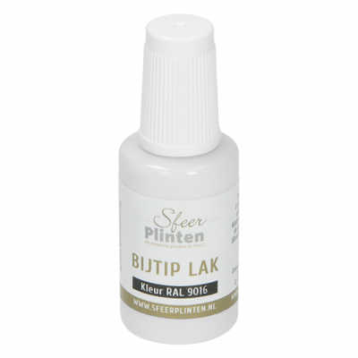 Sfeerplinten bij-tip-lak RAL9016 - 20ml