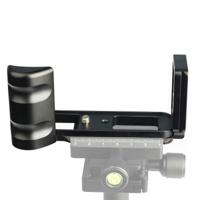 1/4 inch verticale shoot Quick release L plaat beugel Basishouder voor FUJIFILM X-E3 (zwart)