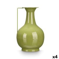 Vaas Gift Decor Groen Ijzer Klot 24 x 38 x 14,8 cm (4 Stuks)