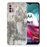 Motorola Moto G30 | G10 TPU Siliconen Hoesje Beton Print - thumbnail