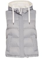 Brunello Cucinelli gilet à design matelassé - Gris - thumbnail